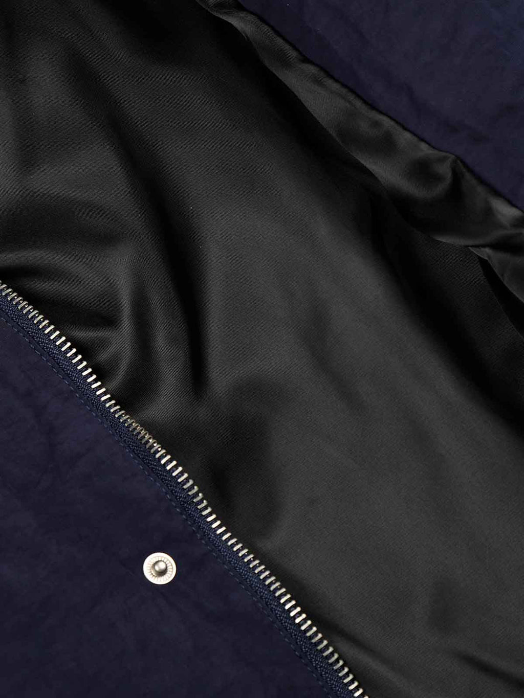Street High-Neck Asymmetrical Placket Cotton Vest