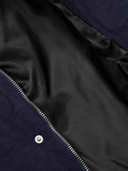 Street High-Neck Asymmetrical Placket Cotton Vest