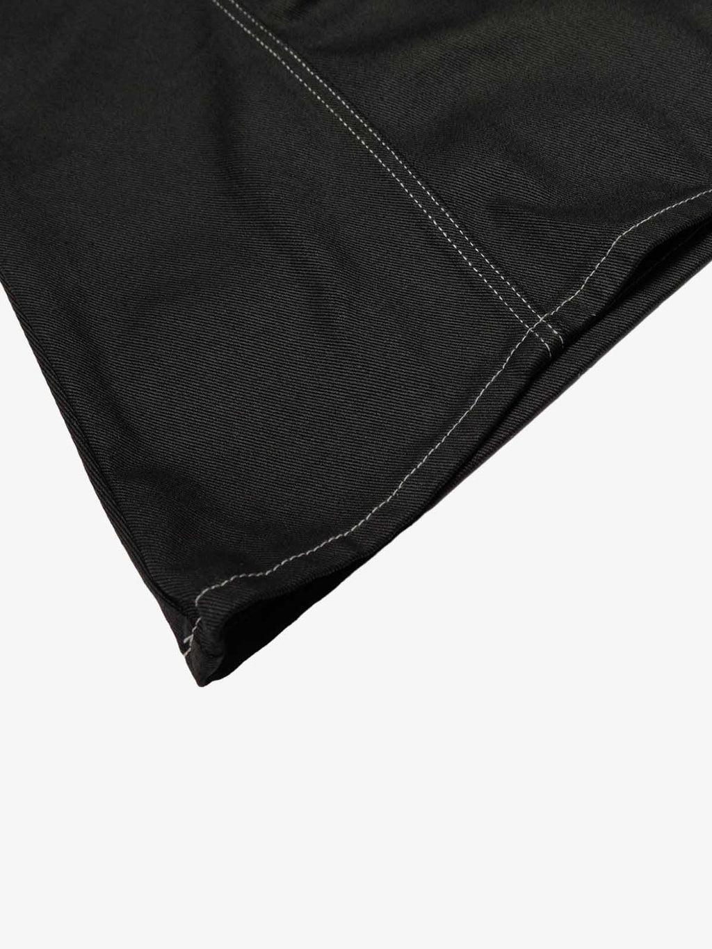 Contrast Stitch High-Waist Wide-Leg Barrel Jeans