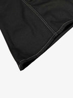 Contrast Stitch High-Waist Wide-Leg Barrel Jeans