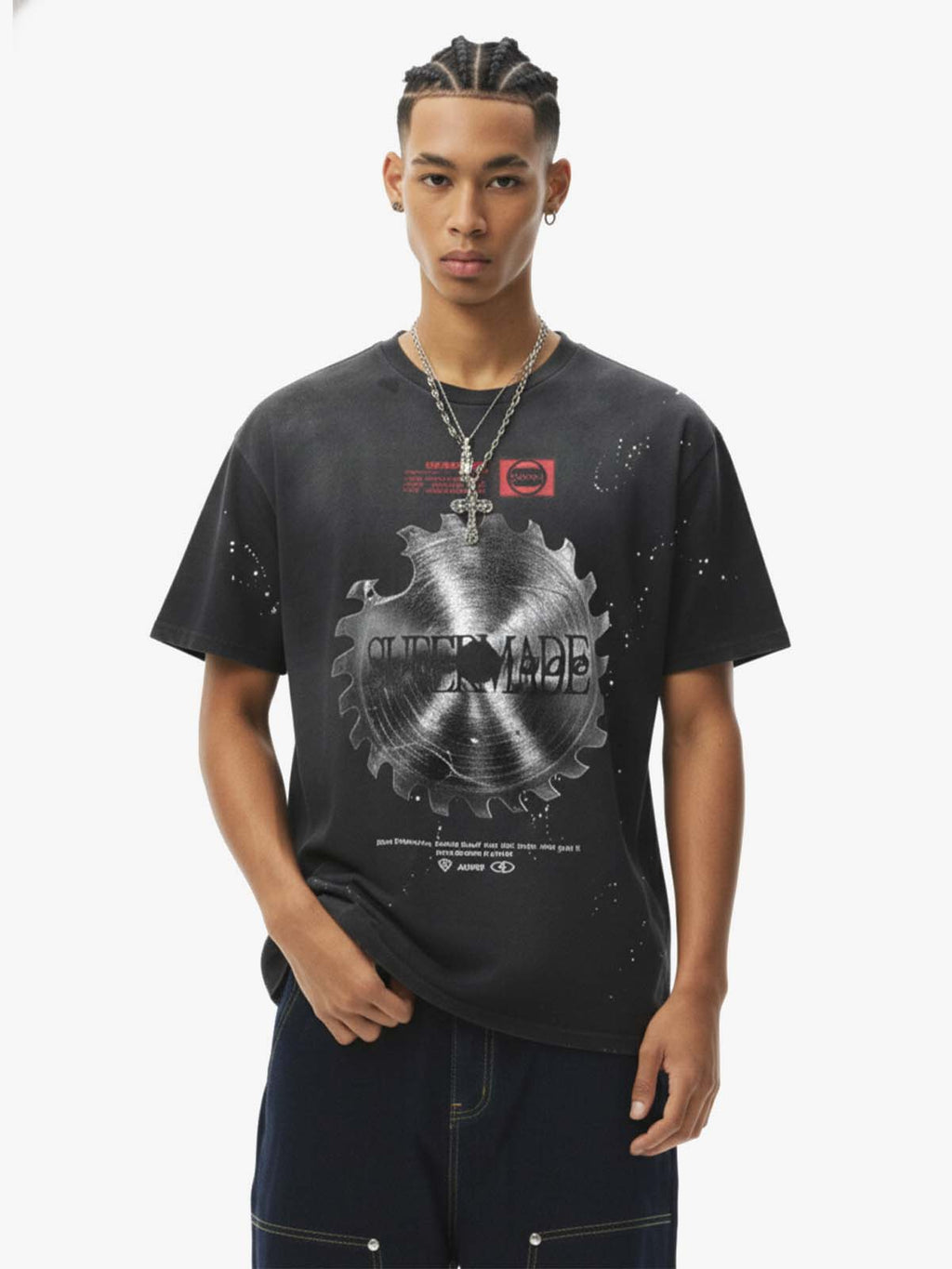 Industrial Saw Blade Graphic T-Shirt