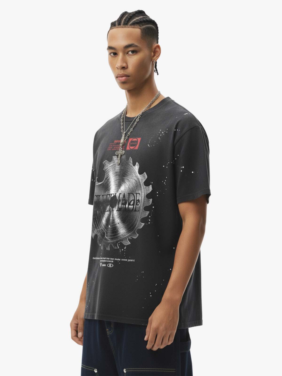 Industrial Saw Blade Graphic T-Shirt