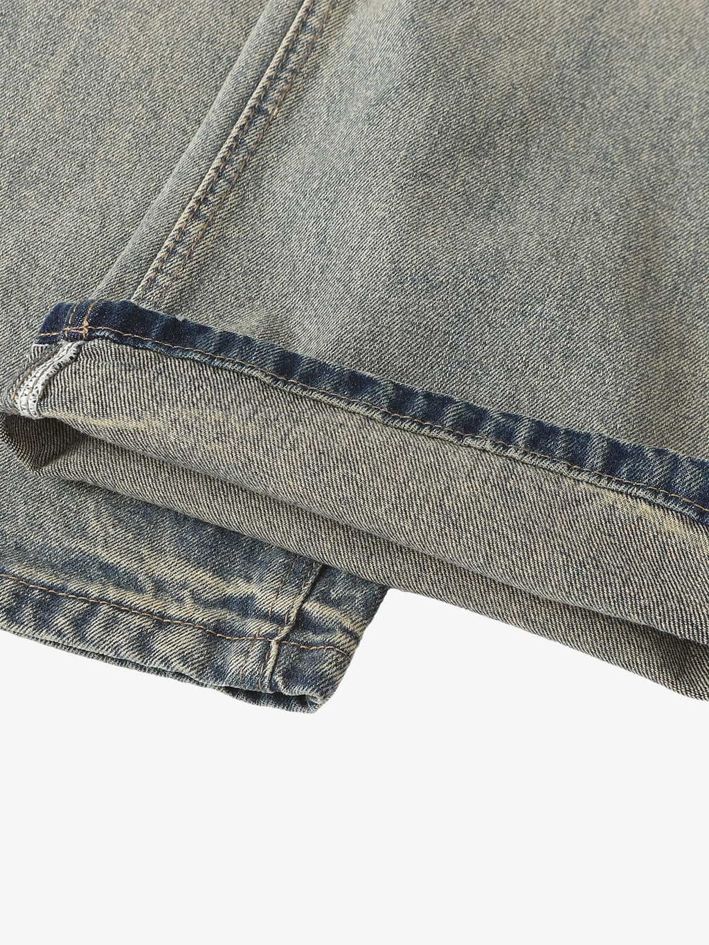 Vintage Washed Flare Jeans
