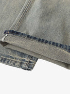 Vintage Washed Flare Jeans