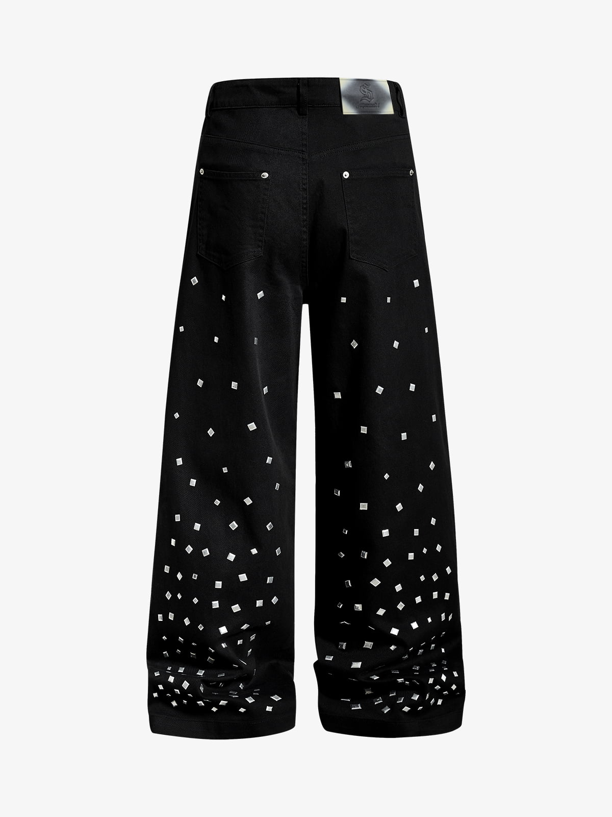 Rhinestone Straight Leg Pants