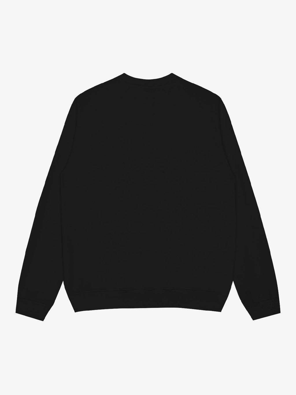 Street Contrast Design Slogan Print Round Neck Sweatshirt