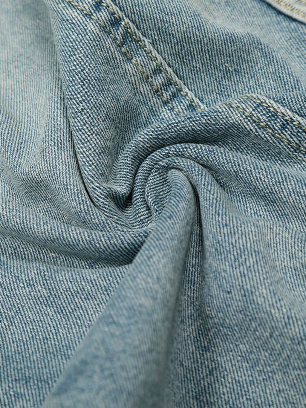 Retro Washed Side Striped Barrel Denim Jeans
