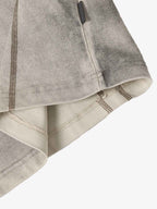 Vintage-Inspired Ombré Wash Henley Detail T-Shirt