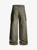 Vintage Utility Studded Cross Straight Leg Pants