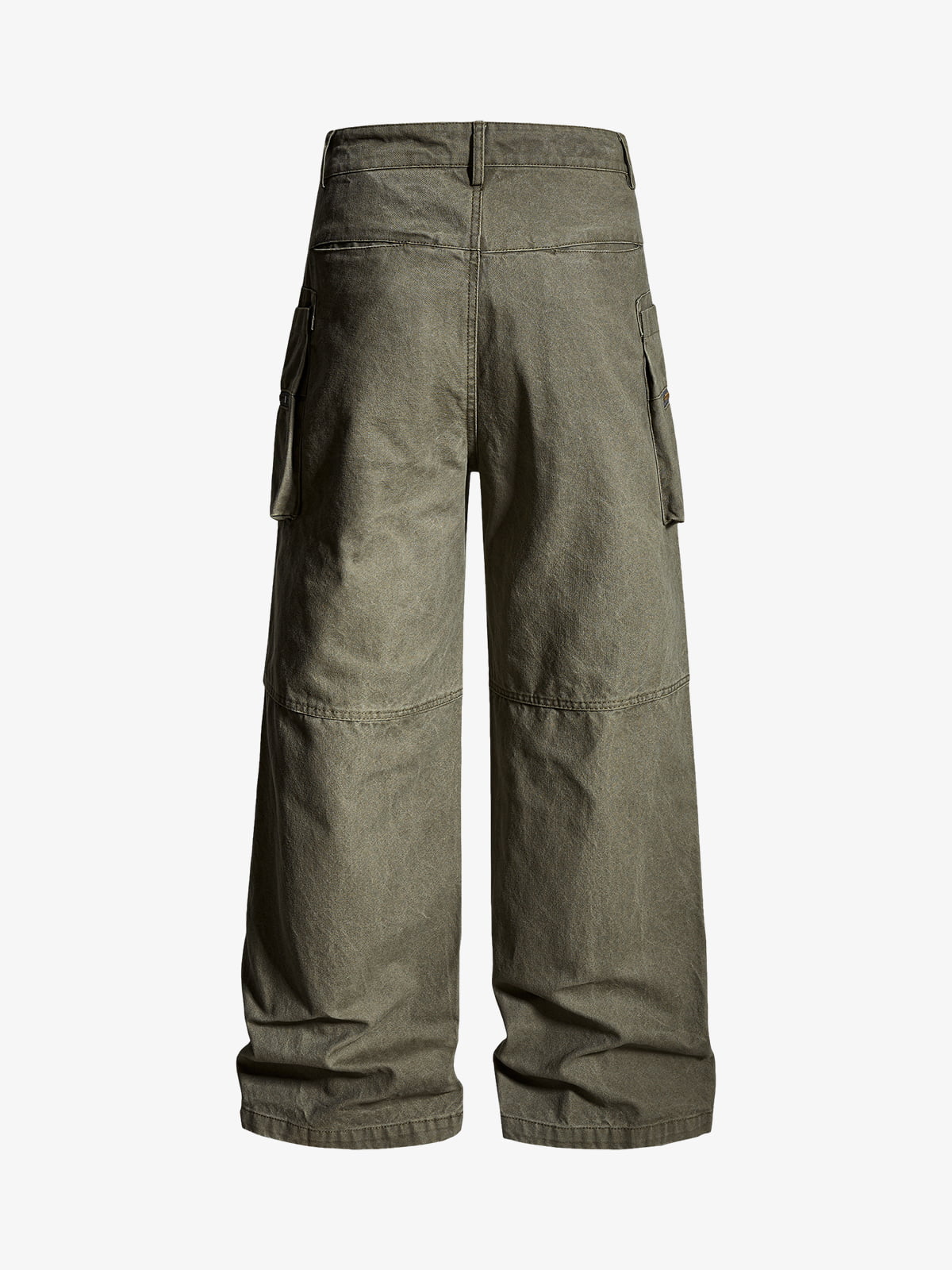 Vintage Utility Studded Cross Straight Leg Pants