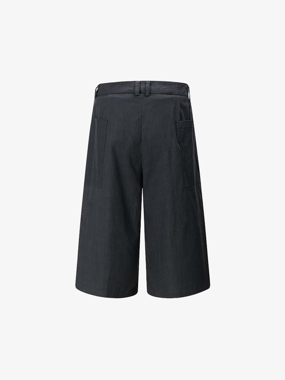 Pleated Wide Leg Jorts