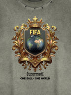 Distressed FIFA Crest Sleeveless T-Shirt