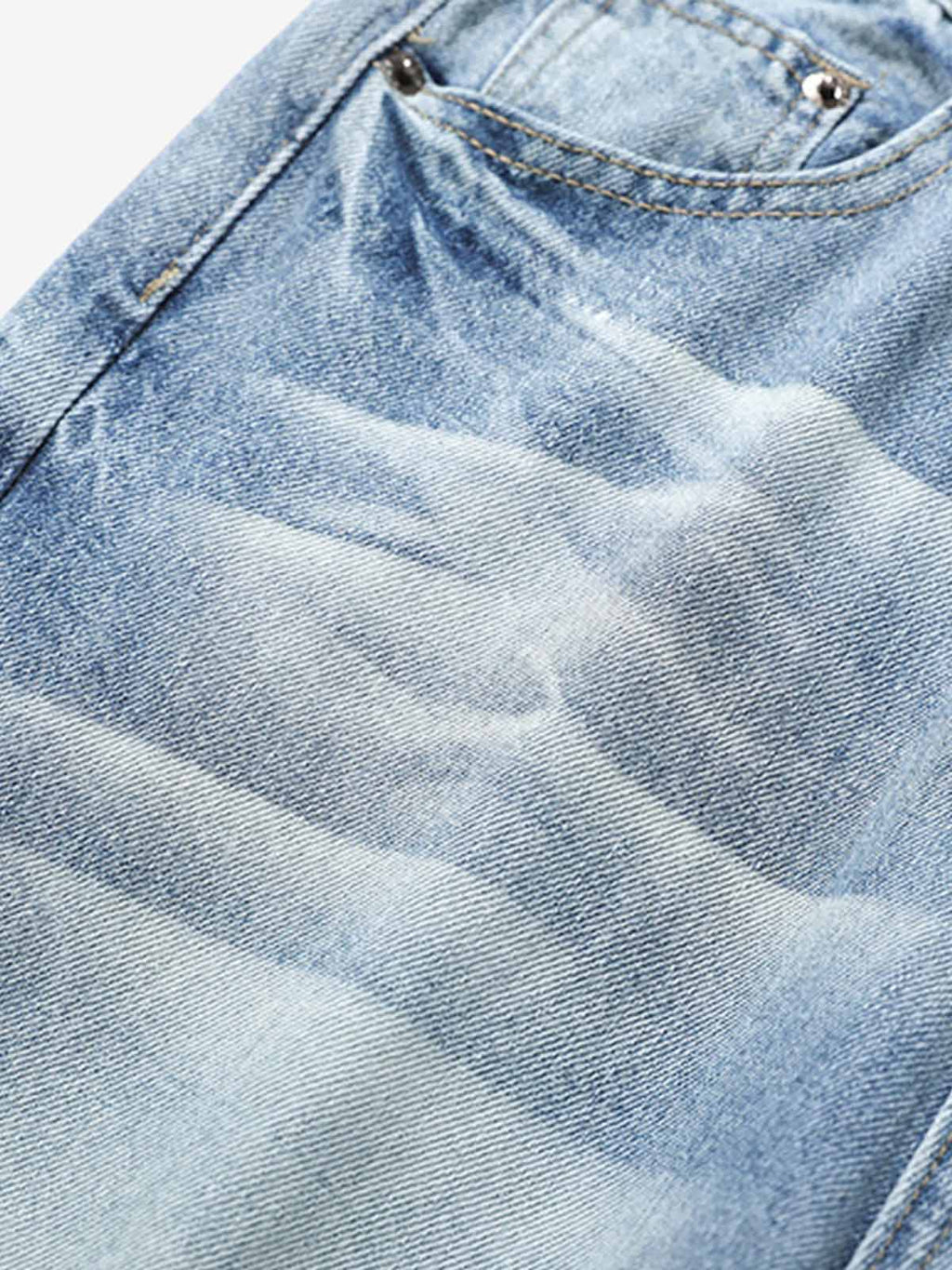 Denim Ripped Washed Distressed Jeans - 2503