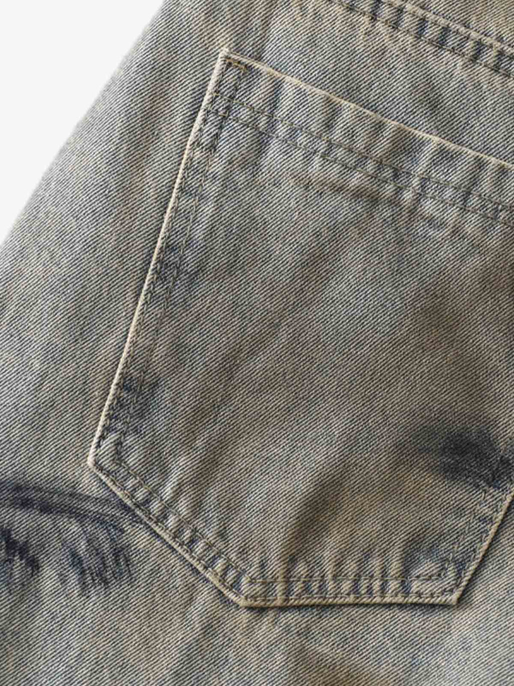 Dirty Wash Spray Dyed Barrel Jeans