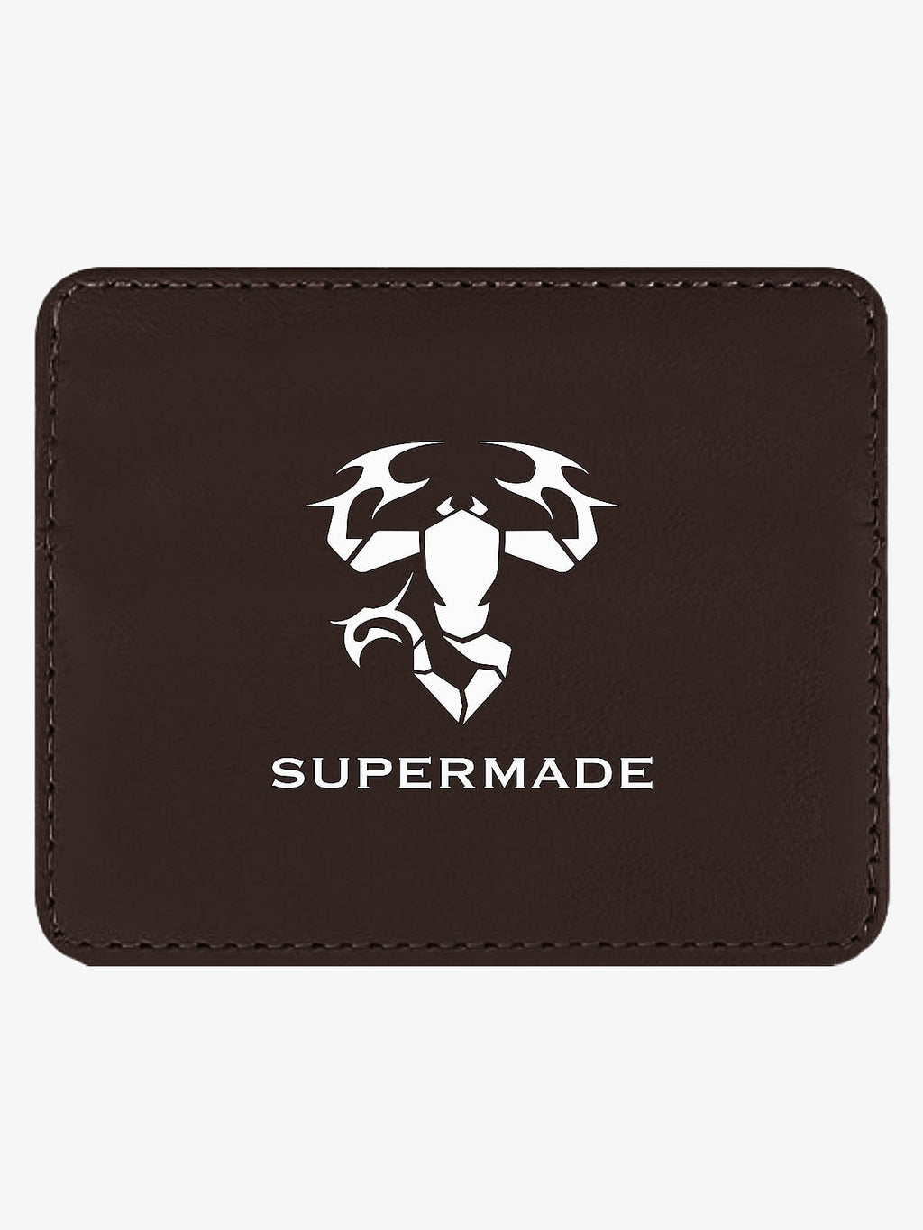 Scorpion Pattern Leather Card Holder