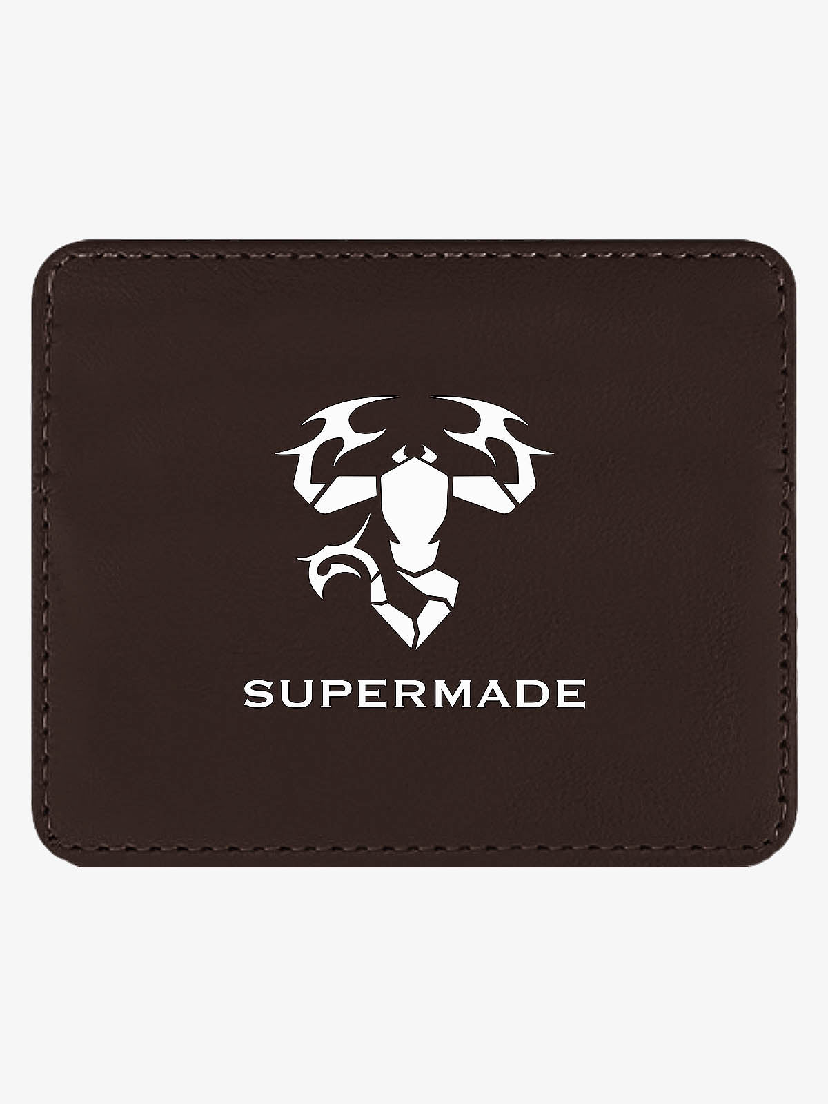 Scorpion Pattern Leather Card Holder
