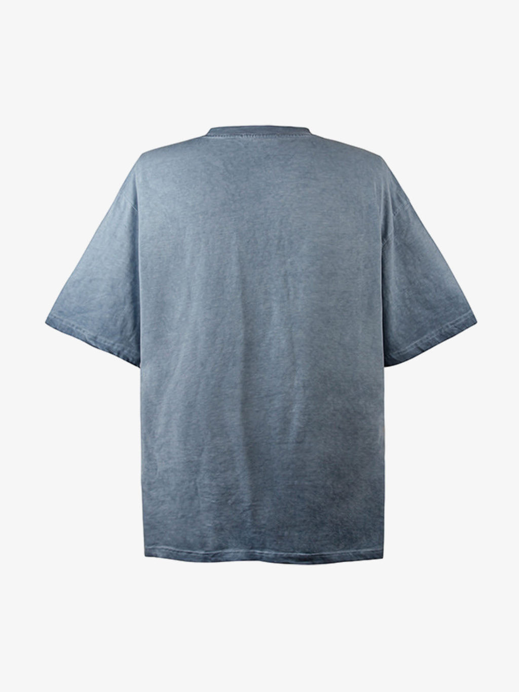 Vintage Washed Shadow Portrait Print T-Shirt