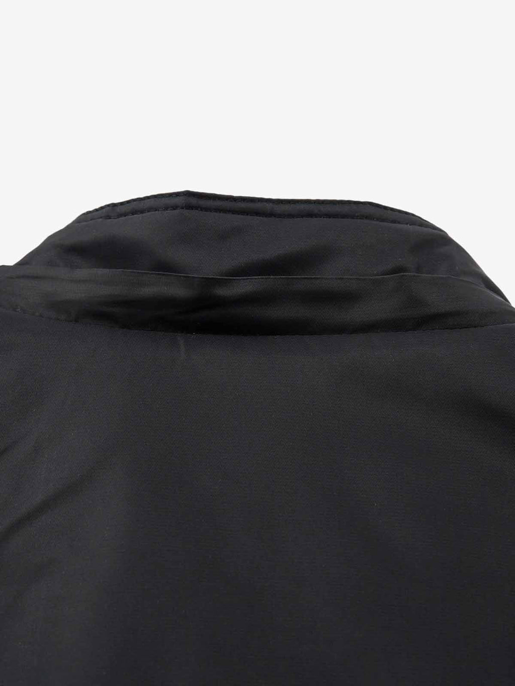 Detachable Faux Fur Collar Ruched Sleeve Bomber Jacket