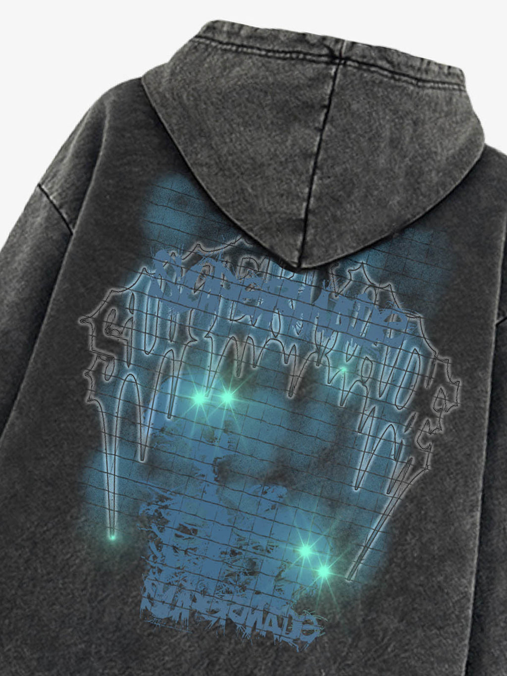 Gothic Skull Graphic Hoodie