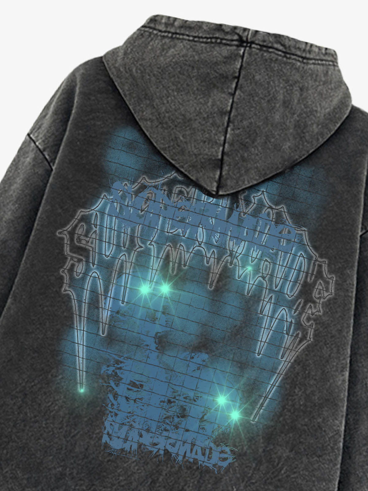 Gothic Skull Graphic Hoodie