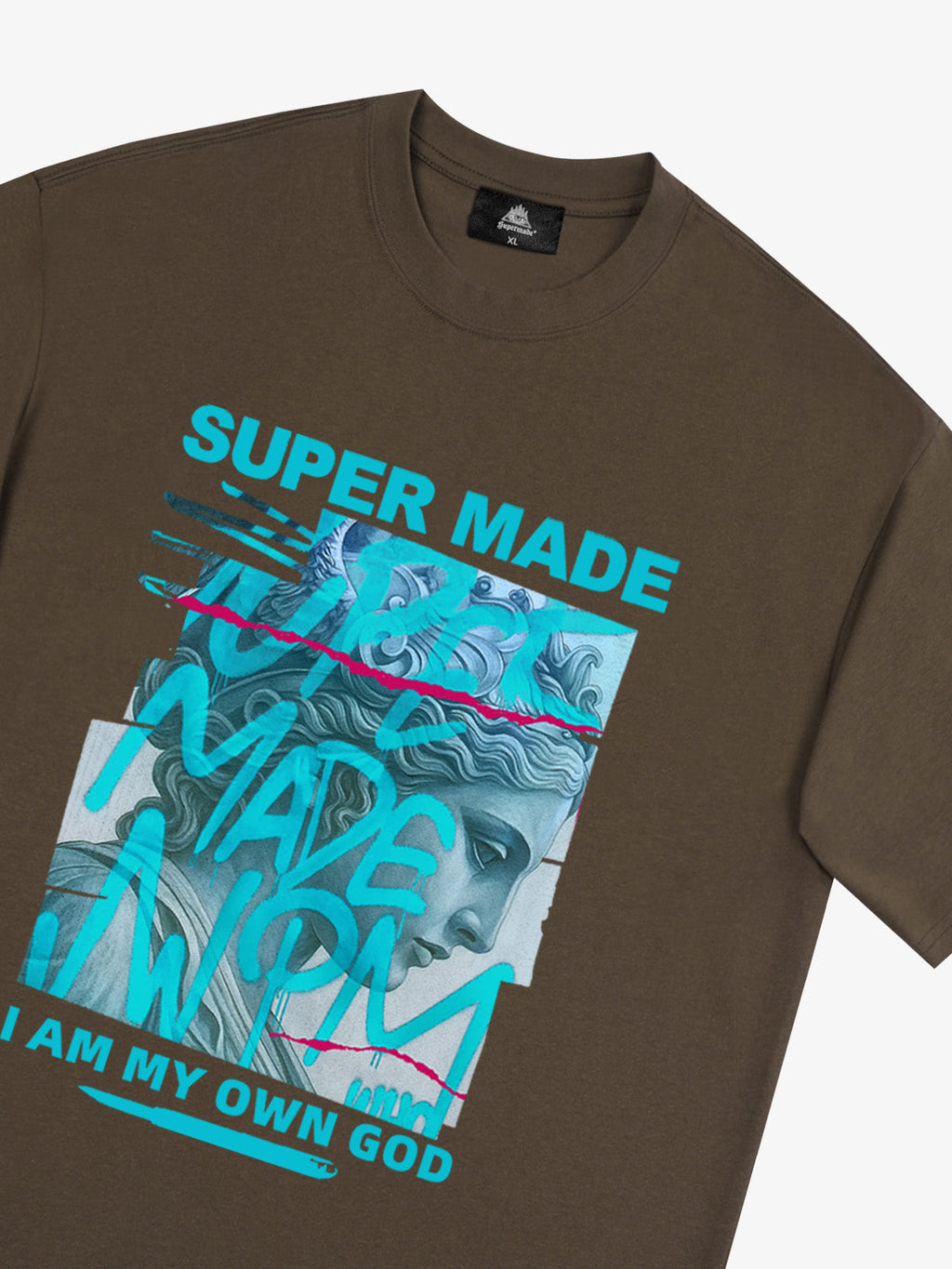 precipice Blue Art Graffiti Pattern T-Shirt