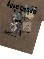 Washed Vintage Collage Graphic T-Shirt