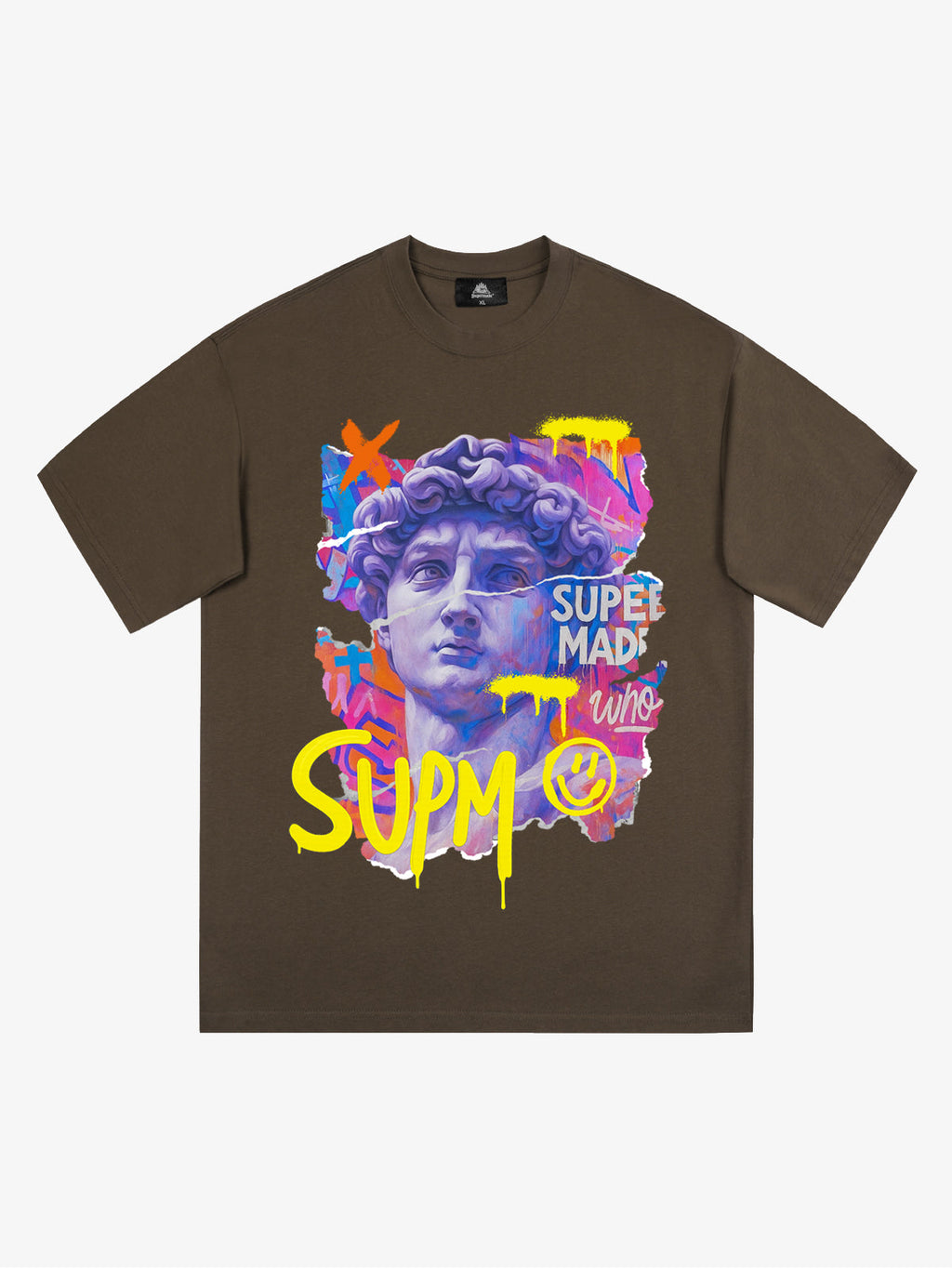 David Sculpture Vibrant Graffiti Art T-Shirt