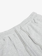 Floral Line Art Studded Wide Leg Drawstring Sweatpants