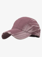 Washed Distressed Panel Baseball Cap