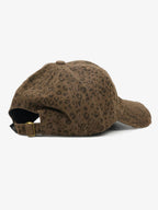 Vintage Leopard Print Distressed Baseball Cap