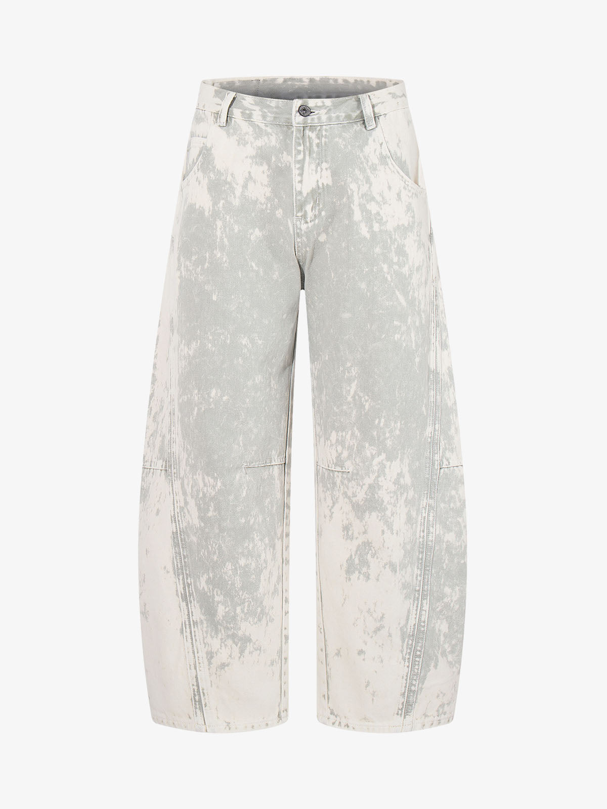 Paint Effect Denim Jeans