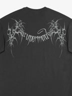 SUPM Gothic Sharp Letter Graphic T-Shirt