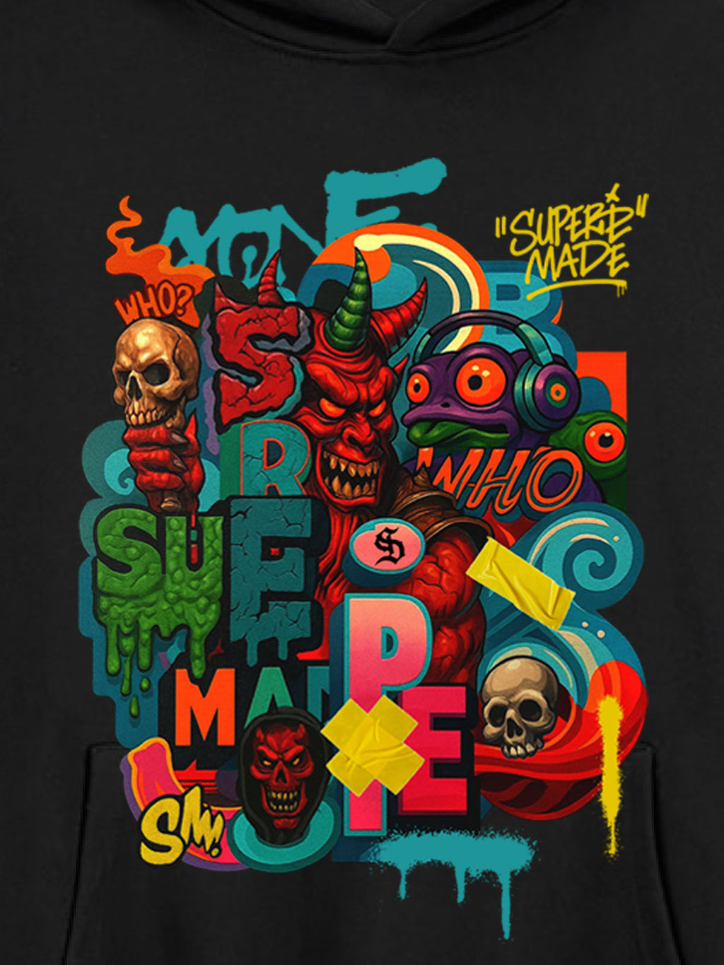 Theprecipice Devil Street Graffiti Carnival Hoodie