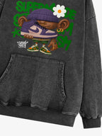 Street Cartoon Trend Sneakers Boy Hoodie