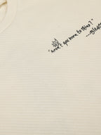 Raw Hem Clean-Fit Crew Neck Pullover
