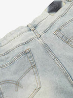Light Wash Loose Fit Denim Jorts