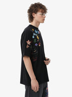 Colorful Fun Pattern Crew Neck T-Shirt