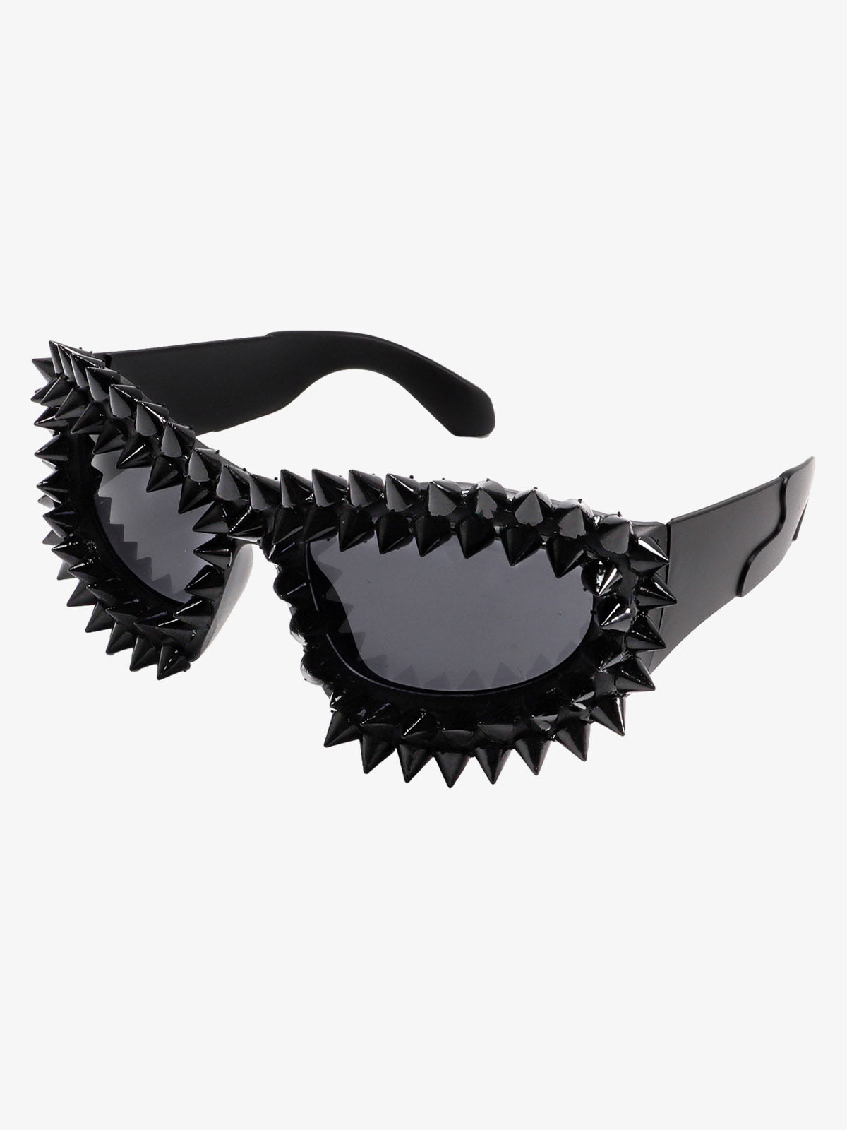 Retro High-Street Multicolor Spike Studded Sunglasses