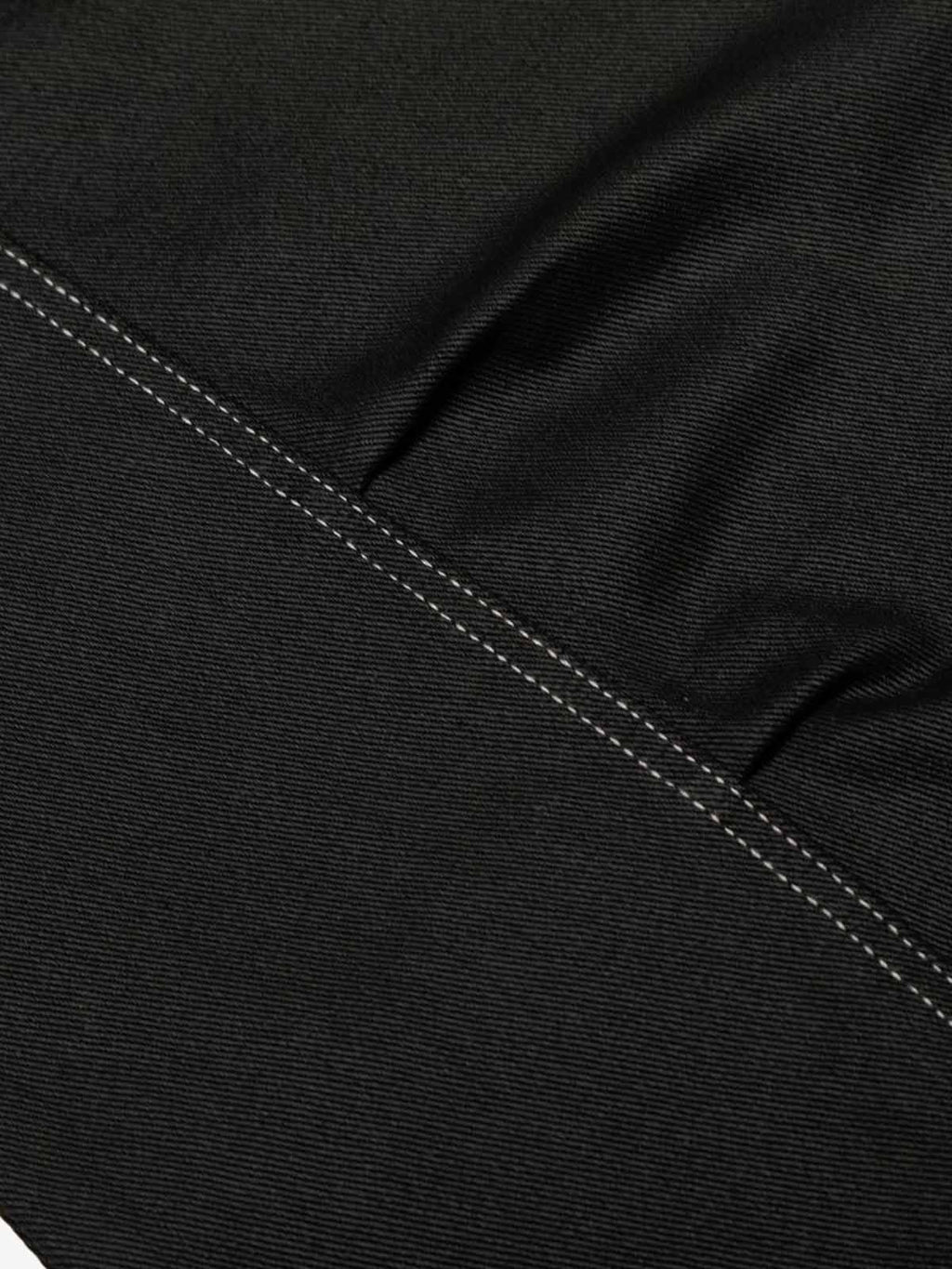 Contrast Stitch High-Waist Wide-Leg Barrel Jeans