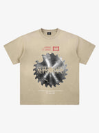 Industrial Saw Blade Graphic T-Shirt