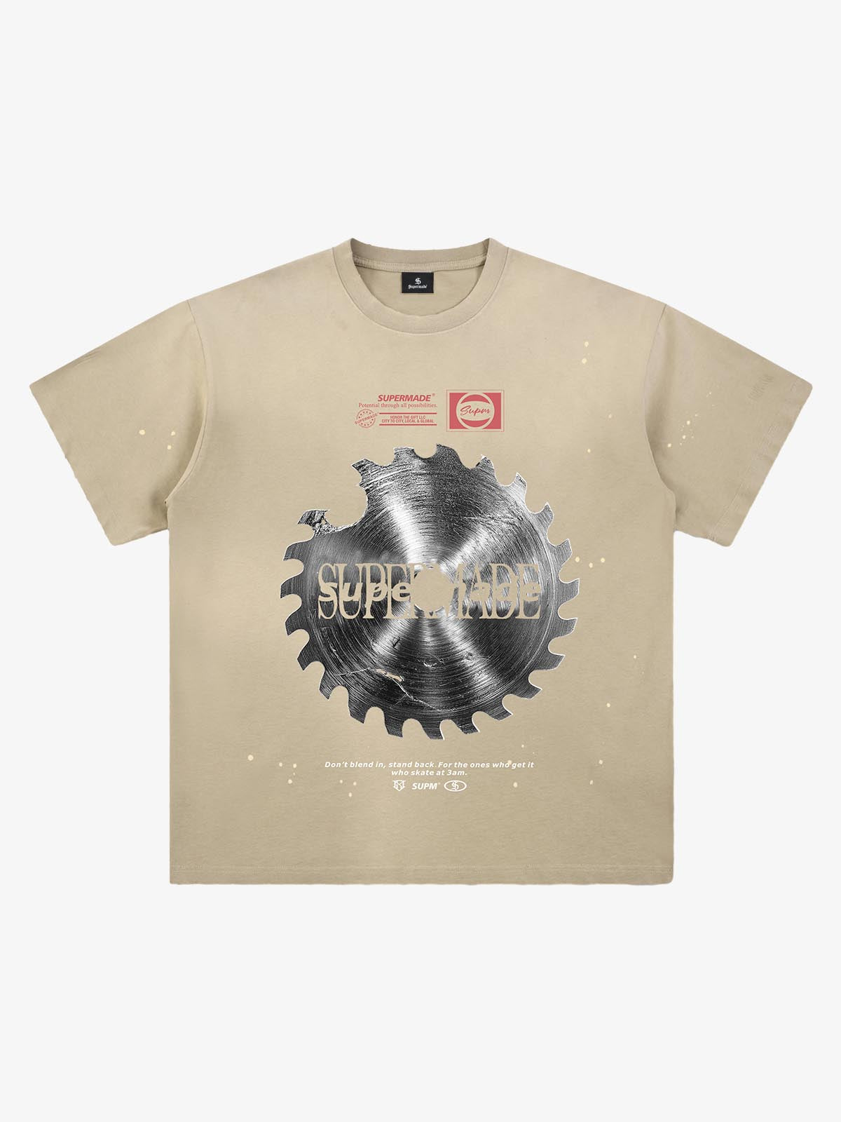 Industrial Saw Blade Graphic T-Shirt