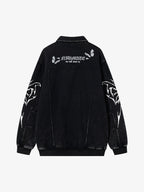 Punk Gothic Butterfly Graphic Streetwear Jacket