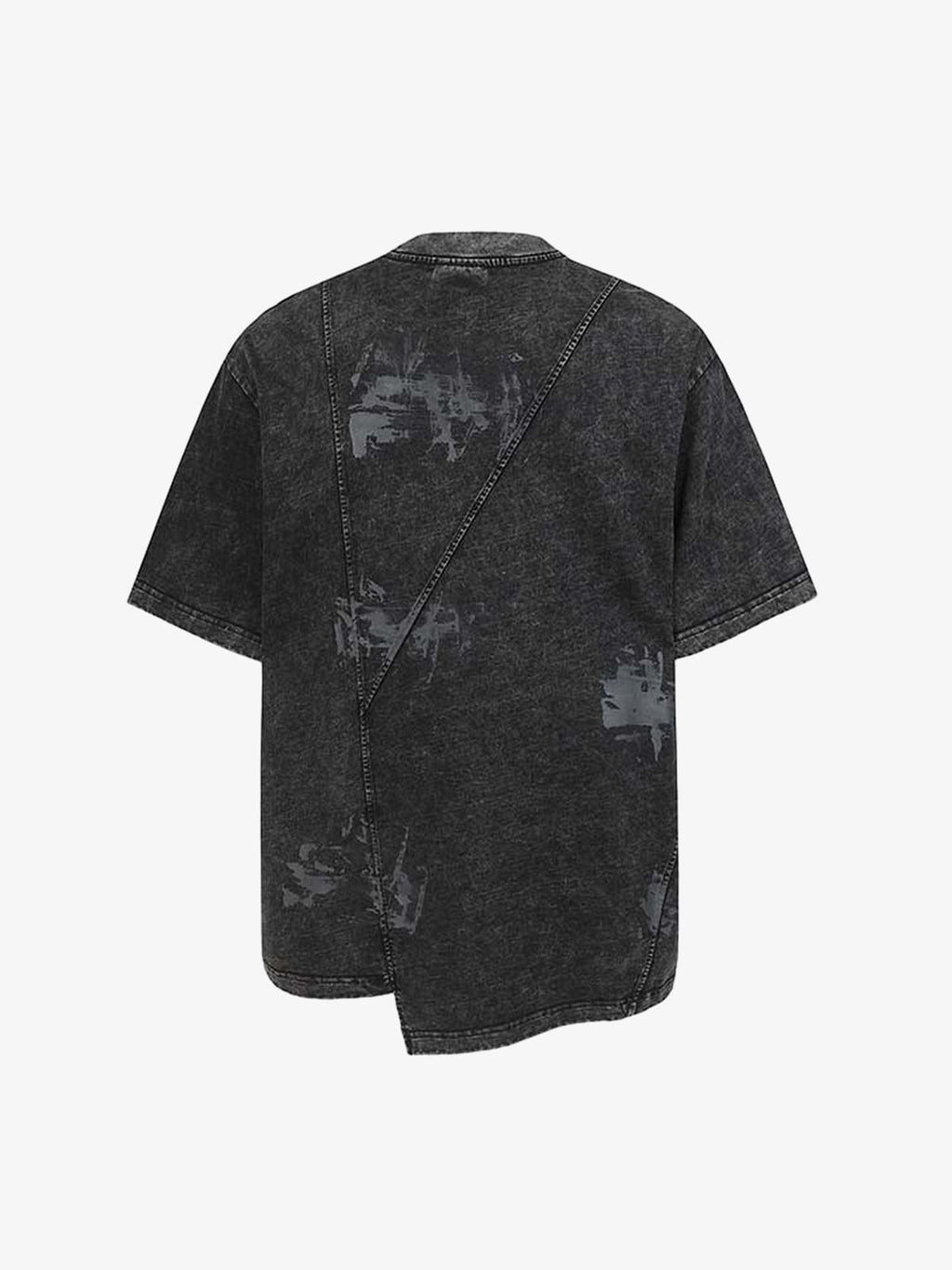 Vintage Washed Panel Seam Oversized T-Shirt