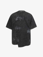 Vintage Washed Panel Seam Oversized T-Shirt