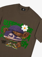 Street Cartoon Sneaker Graffiti Sneaker T-shirt