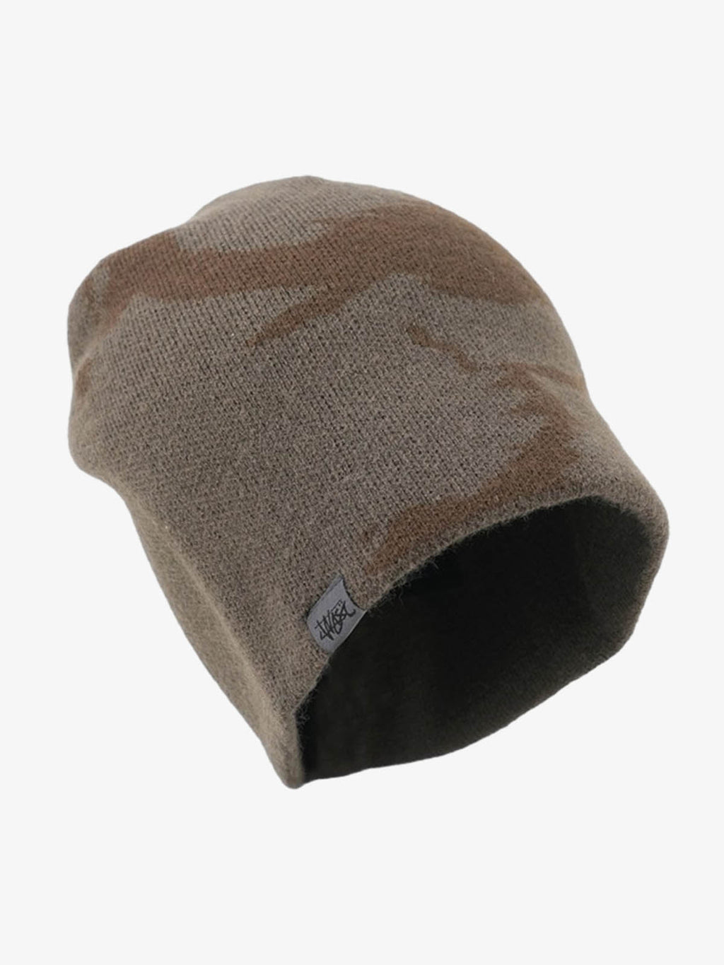 Contrast Color Jacquard Knit Beanie