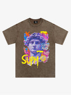 David Sculpture Vibrant Graffiti Art T-Shirt