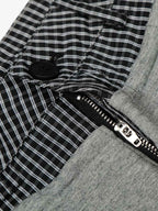 Contrast Waistband Pleated Wide Leg Pants