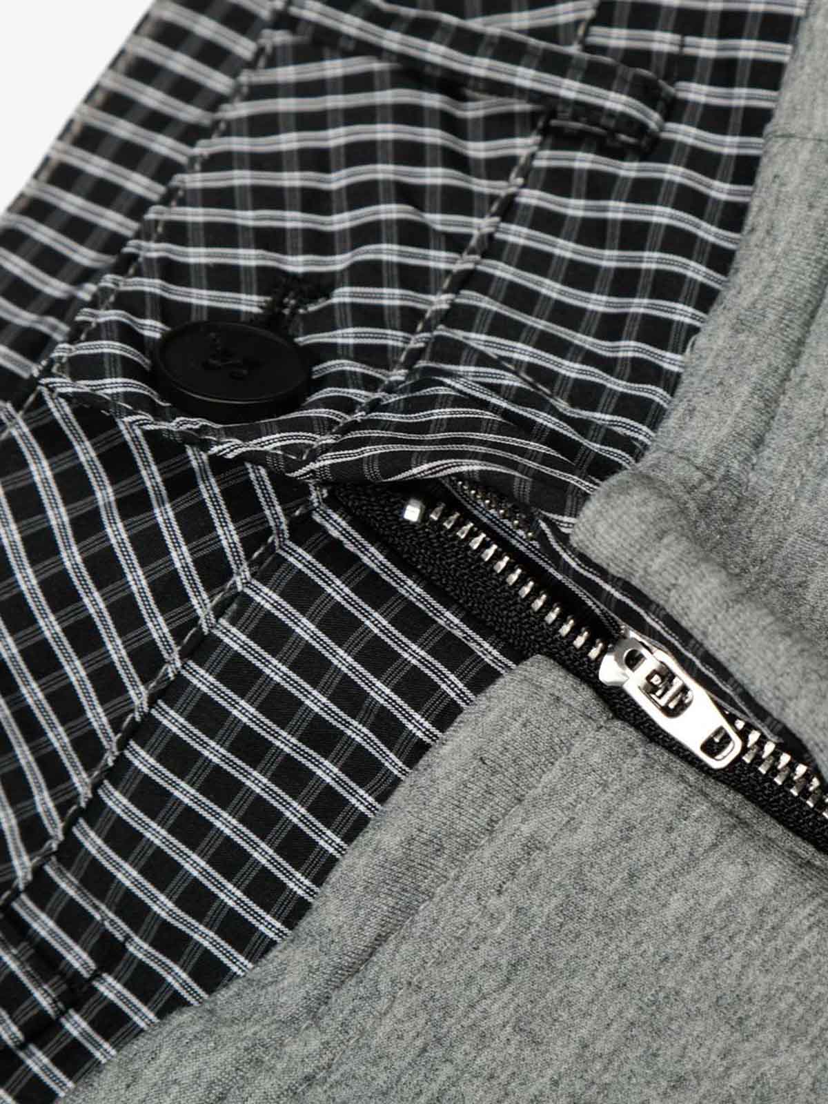 Contrast Waistband Pleated Wide Leg Pants
