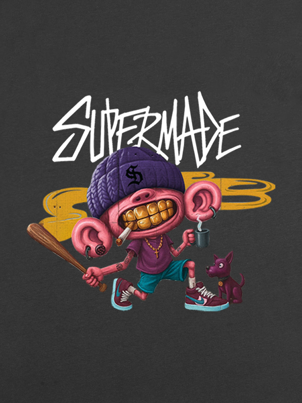 Theprecipice Cartoon Graffiti Trendy Weird Kid T-Shirt